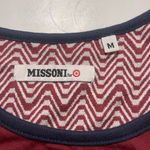 Missoni  For Target Women’s Medium Burgundy And Blue Tank Top Photo 4