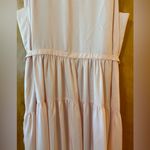 3.1 Phillip Lim 3.1 Phillip Kim Tiered Midi Silk Dress Light Blush Pink Sleeveless Designer NWT Photo 2
