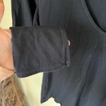 James Perse  black long sleeve cotton v neck Photo 4