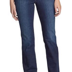 Eddie Bauer  Women Curvy Fit Bootcut Jeans Dark Wash Size 14 Photo 0