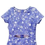 Cupshe NWT Purple Seashell Cutout Rashguard One Piece Swimsuit Size XS NEW Photo 4