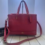 Coach  Dempsey Pink Leather Gold Hardware D2039-1959 Crossbody Purse 11x8x5” EUC* Photo 0