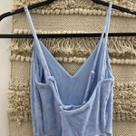 Amazon Baby Blue Velvet Dress Photo 2