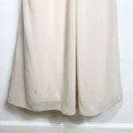 Jenny Yoo  Palomino Beige Spaghetti Strap Bridesmaid Bridal Maxi Dress Photo 3