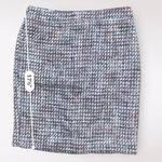 Loft  Tweed Short Mini Pencil Skirt Size 00P Red Purple Multicolor‎ Boho Fall Photo 3