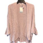 Barefoot Dreams  CozyChic Lite Ribbed Shrug Cardigan Faded Rose Pink L/XL NWT Photo 1