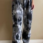 Black Tie Dye Joggers Size L Photo 0