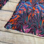 Mara Hoffman  Herbarium Swing Dress Persimmon Abstract Print Long Sleeve Medium Photo 13