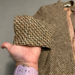 Vintage Prestige of Boston Brown Herringbone Wool blend Tweed Blazer Size 12 Photo 9