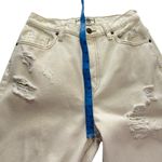 We The Free  CRVY Straight Shooter Jean Ivory‎ 28 Free People Boho Distressed Photo 14