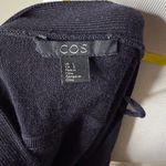 COS  Black Back Drape Cardigan Photo 3