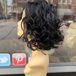 Short curly bob soft lace wig 2020 Black Photo 2