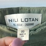 Nili Lotan East Hampton Chino Pants in Khaki Green Size 00 Quiet Luxury Photo 4