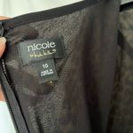 Nicole Miller Animal Print Dress 10 Y2K Leopard Mob Wife Sheer Edgy Sheer Club Photo 9