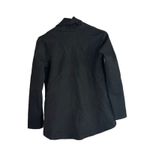 Olivaceous Black Asymmetrical Zipper Basic Jacket With Pockets Women Sz S Photo 2