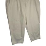 L.L.Bean Pants Women 24W Original Fit Capri Cropped Cotton Khaki Beige Photo 2