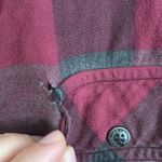 Harley Davidson  Red and Gray Plaid Button Up Snap Women’s Flannel Size 2XL Photo 3