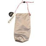 Onska Jumeoni Satin Bag Beaded String Strap Melon‎ Gray Green Korean Fashion NWT Photo 2