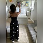 Oysho Flowy Black and White Polka Dot Pants - Size Small, Wide-Leg, Perfect for Photo 1