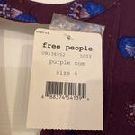 Free People  Purple Printed Tegan Choker Mini Dress, NWT Photo 5