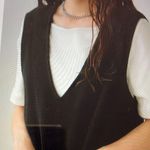 H&M Black Sleeveless V-Neck ribbed Maxi Sundress Photo 3