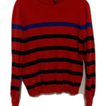 Ralph Lauren Lauren  Womens Size XL Multicolor Stripe Nautical Pullover Sweater Photo 0