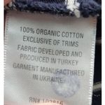 Garnet Hill  Striped Pullover Top‎ Organic Cotton Long Sleeve Navy White M Photo 3