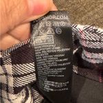 Topshop Black and White Plaid Pants Size 6 Photo 3