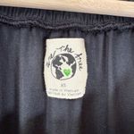 We The Free Free People Care FP Serenade Long Sleeve Tee Women XS Black Off the Shoulder NWT Photo 9