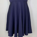Tobi  Women’s Size Large Deep Purple Skater Dress Photo 4
