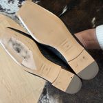 MANSUR Gavriel Raffia Square Toe Ballerina Woven Flats Size 39 Black Photo 6