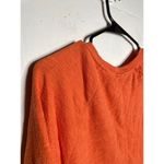 Pilcro Womens Top Size Medium Blouse Long Sleeve Babydoll Cotton Orange Photo 6