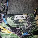 Yuna Floral Maxi Short Beach Tropical Botanical Sleeveless Dress SM High Low Size M Photo 5