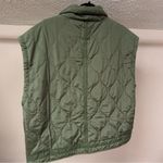 Olive Quilted Vest Green Size L Photo 2