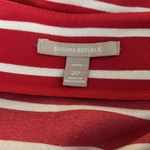 Banana Republic  Striped Pencil Skirt Size Petite 2 Red/White Photo 2