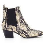 Sam Edelman NEW Snakeskin Reesa Chelsea Ankle Boots Photo 0
