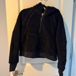 Lululemon Oh So Sherpa Half Zip Black Hoodie M/L Photo 2