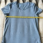 Athleta Women’s Uptempo Short Sleeve tee shirt size M Blue Size M Photo 3