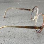 Vintage Swank Tabella Brown Gray Oval Horn Photo 4