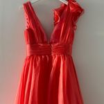 Mac Duggal Coral Ruffle Shoulder Gown Photo 11
