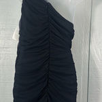 Love by Design Love X Design Black One Shoulder Ruched  Dress Size XL NWT Photo 0