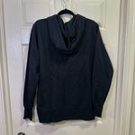 Harley Davidson Full Zip Up Hooded Sweatshirt Size XL Ladies Black Biker Moto Photo 3