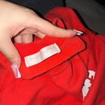 Spiritual Gangster NWOT  Heart Forever Crew Sweatshirt Women's Size Small Red Photo 2