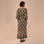 Farm Rio L Beige Cocopalm Maxi Dress NWOT Photo 1