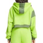 I am gia I.AM.GIA Mizar Hoodie Green Cropped Sweatshirt Embroidered Logo Boxy Green XS Photo 1