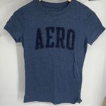 Aeropostale Womens T Shirt Bundle Lot 4 Graphic Tees Tie Dye Blue Grey Size M Photo 1