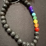 AOA Studio Chakra Bracelet with Lava Rock Black Photo 1