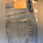 Seven7  Slim Flare Distressed Wide Leg Jeans sz 6 boho casual slim flare game day Photo 7