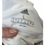 Adidas  Womens L Skort Frill Tennis Skirt Mini Activewear White Pickleball Photo 2