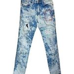 Ksubi Women's High Times Y2K Jeans Mottled Blue Skinny NWT 26 $499.95 Photo 0